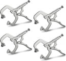 WORKPRO 4-Piece 6" Locking C-Clamp with Swivel Pads Set, Heavy Duty Adjustable Vise Grip Pliers, 4 Pack Welding Clamp for Woodworking, Metalworking, Auto Repair and Home Workshop