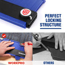 WORKPRO Connectable Contour Gauge (10+10 Inch), Profile Duplicator with Lock, Precisely Copy Irregular Shape, Gift for Father, Husband, Outline Marking Tool for Woodworking Floor, Carpet, Tile Laying