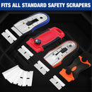 WORKPRO 800-Pack Single Razor Edge Blades, Industrial Scraper Razor Blades, High Carbon Steel One Edge Razor Blades