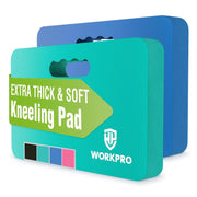 WORKPRO extra thick kneeling pad set, robin egg blue and blue soft foam mats