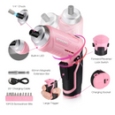 WORKPRO 18 Pcs General Home Tool Kit - Pink Ribbon