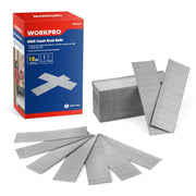 WORKPRO galvanized brad nails, 1-1/4 in length, 18 gauge; bulk nail pack with loose nails