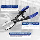 WORKPRO 3-Piece Ratcheting Hose Pinch Off Pliers Set, 8", 10", 12" Locking Hose Pinch Pliers Set with Storage Bag - for Radiator, Coolant, Automotive, Fuel Lines