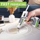 WORKPRO 12V Rechargeable Full Size Cordless Hot Melt Glue Gun-Pink Ribbon