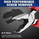 WORKPRO 6.5" Linesman S Screw Extractor Pliers(Combination Pliers) with Unique Non-slip Jaws, Stripped Screw Remover Tool, Lineman Plier for Quickly Removal of Damaged or Rusted Fasteners