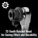 WORKPRO 21 PCS 1/4" Mini Ratchet Wrench, 72-Tooth, Right Angle Screwdriver Mens Gifts, 90 Degree Offset Ratcheting Screwdriver Pocket Mini Low Profile Ratchet Wrench Bit Set for Tight Space