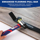 WORKPRO 17＂ Heavy Duty Pull and Pry Bar, Professional Pull Bar Flooring Tool for Wood Floor, Vinyl Plank, LVP, LVT and Floating Floor Installation