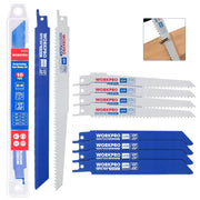 WORKPRO reciprocating saw blade set with organizer case and mixed BIM blades