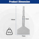 WORKPRO 3-inch SDS Plus Chisel, Cranked Angled Bent Tile Removal Chisel for Tile, Laminate Floor, Wall Moldings, Compatible with SDS-Plus Tools