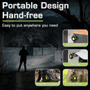 WORKPRO Mini Keychain Work Light, COB Keychain Flashlight with Hat Clip, Rechargeable Magnetic EDC Carabiner Flashlight, 3 Light Modes Emergency Light for Camping, Biking and Car Repairing, Green