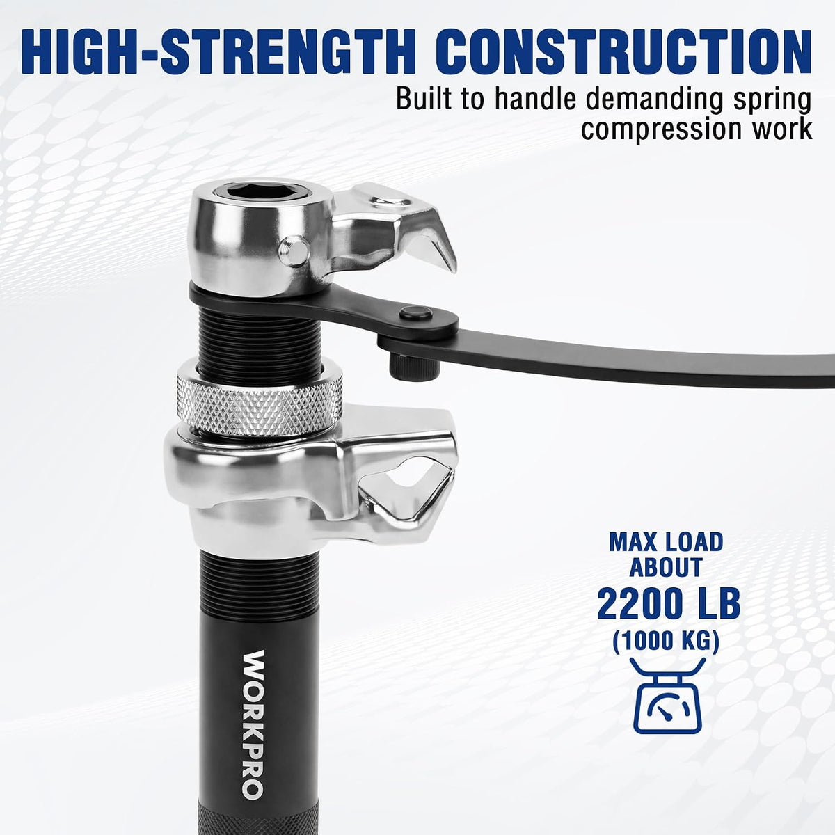 WORKPRO 2-Piece Heavy Duty Coil Spring Compressor Tool Set, 2200LB Capacity