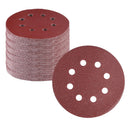 WORKPRO 100-Piece 80 Grit Sanding Discs - 5-Inch 8-Hole Hook and Loop Sandpaper for Random Orbital Sander (Not for Oscillating Tools or Mouse Sander)