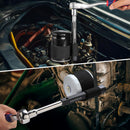 WORKPRO Nylon Strap Oil Filter Wrench, Universal Oil Filter Removal tool Adjustable, 1/2" Drive, Oil Filter Change Set, Ideal for Engine Filters, Conduit, & Fittings