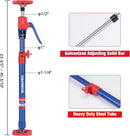 WORKPRO Cabinet Jack Support Pole, 23-5/8" to 45-1/4" Steel Telescopic Quick Support Rod Adjustable 3rd Hand Support System with 154 lbs Capacity for Cabinet Jack, Drywall Jack& Cargo Bars, 4-Pack