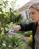 WORKPRO 6.9" Bypass Pruning Shears, Gardening Scissors with Sharp SK5 Steel Blade, Handheld Garden Floral Clippers for Rose, Plants, Flowers, Fruit Trees, Gardening Gifts for Women & Men, Blue