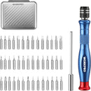 WORKPRO 44-in-1 Precision Screwdriver Sets, Pen Style Manual Screwdriver, 42 pcs Tough S2 Steel Small Screwdriver Bits, Ideal for Eyeglass, Watch, Laptop, Phone, Jewelry