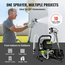 WORKPRO 700W Airless Paint Sprayer, 2900PSI High Efficiency Thinning-Free Electric Paint Sprayer with Extension Rod, Paint Sprayer for Home Interior, Exterior, Furniture, Fence & Ceilings