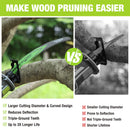 WORKPRO 15 Inch Japanese Teeth Reciprocating Saw Blades, 6TPI Arc Edge Wood Pruning Saw Blades for Tree Trimming, Wood Cutting, Durable Sharp, 3 Pack