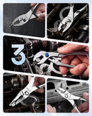 WORKPRO 3-Piece Mini Pliers Set with Pouch, 4-Inch Slip Joint Plier & 4-Inch Water Pump Plier & 4.5-Inch Long Nose Slip Joint Plier, High-Toughness Pocket Pliers for Tight Spaces & Versatile Use