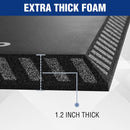 WORKPRO Extra Thick Kneeling Pad, Black, 28 x 16 x 1.2in | Soft NBR Foam Knee Cushioning, Extra Large Foam Kneeler Mat, For Auto-Repair, Gardening, Workout Supplies