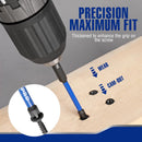 WORKPRO 12pcs PH2 Impact Phillips Screwdriver Bit Set, S2 Professional CNC Anti-Slip Magnetism Bits, 1/4" Hex-Shank