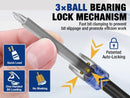 WORKPRO Drill Bit Extension, 6" Drill Screwdriver Bit Holder for Impact Driver Bits, 1/4 Inch Hex Shank Quick Release Extension Adapter, Ideal for Nuts, Drills and Socket Driver Adapters