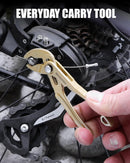 WORKPRO Mini Water Pump Pliers, 4-Inch Groove Joint Pliers, Fast Adjustable Tongue and Groove Plier with 15-Position Push-Lock, V-Jaw for Multi-Surface Grip, EDC Plier for Tight Spaces & Versatile Use