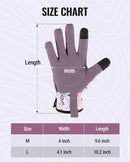 WORKPRO Floral Garden Gloves for Women, Gardening Gloves for Women/Ladies | Printed Breathable Working Gloves with Touchscreen Design & No-Slip Palm Grip for Weeding, Planting, Raking and Pruning