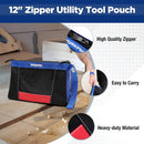 WORKPRO 12" Tool Pouches with Zipper, Utility Bag Pouch for Tool Organizers and Storage, Small Tool Bag, Multipurpose Storage pouch 2-Pack