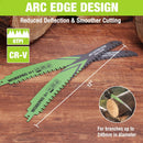 WORKPRO 12 Inch Japanese Teeth Reciprocating Saw Blades, 6TPI Arc Edge Wood Pruning Saw Blades for Tree Trimming, Wood Cutting, Durable Sharp, 3 Pack
