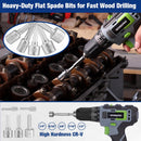 WORKPRO Drill Bit Set, 120-Pieces Impact Driver Bits Set and Screwdriver Bits Set for Screw Driving and Wood Metal Drilling with Storage Case, 1/4" Hex Shank