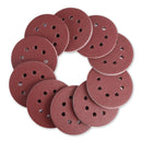 WORKPRO 100-Piece 80 Grit Sanding Discs - 5-Inch 8-Hole Hook and Loop Sandpaper for Random Orbital Sander (Not for Oscillating Tools or Mouse Sander)