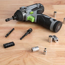 WORKPRO 3-Piece Socket Adapter Extension Set, 1/4-Inch Hex Shank | 1/4" 3/8" 1/2" Impact Socket Driver Set, Drill Sockets Extension Bit, Sockets Driver Adapter, Drill Extension with Holder
