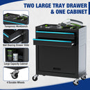 WORKPRO 24.5 inch 5-Drawer Rolling Tool Chest, Sliding Metal Drawer Rolling Tool Storage Cabinet, Removable Toolbox Organizer for Workshop, Garage (W)