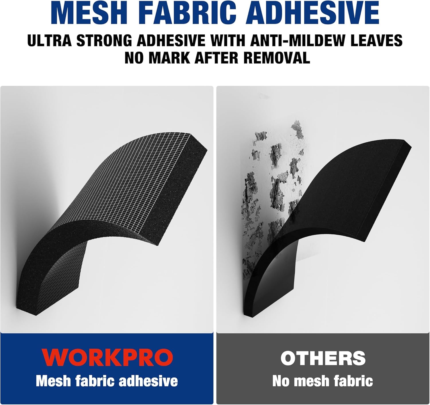 Black mesh fabric adhesive bumper guard strips for car door collision protection
