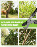 WORKPRO Bypass Lopper for Gardening, 28" Branch Cutter with Gear System | Heavy Duty Pruning Shear with SK5 Blade, 1.5" Cutting Capacity, SK5 Blade, Comfort Handle for Tree Trimming