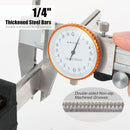 WORKPRO 6-Inch Steel Bar Clamps Set, 2-pack Quick-Release Clutch Style Bar Clamps with 2-1/2" Throat, Micro-Adjustment Handle and 600 lbs Load Limit, Steel F Clamp for Woodworking, Metalworking, DIY