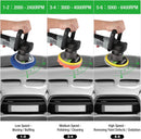 WORKPRO Car Buffer Polisher Kit, 6 Inch 6400RPM Dual Action With 6 Variable Speeds, 7A Orbital for Car Detailing, Waxing, Scratch Removing
