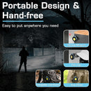 WORKPRO COB Keychain Work Light, Rechargeable Magnetic EDC Keychain Flashlight, Mini Pocket Carabiner Flashlight with Hat Clip, 3 Light Modes Emergency Light for Camping, Hiking and Fishing, Blue