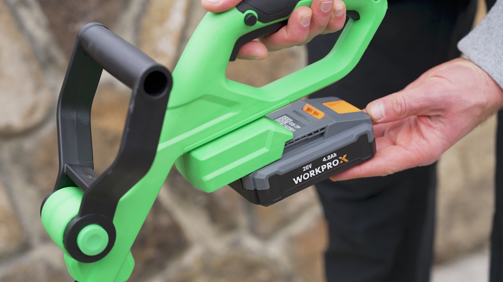 Load video: WORKPROX 2 in 1 Lawn Edger &amp; Weed Trimmer  with 2Pcs Grass Trimmer Spool Line - 20V
