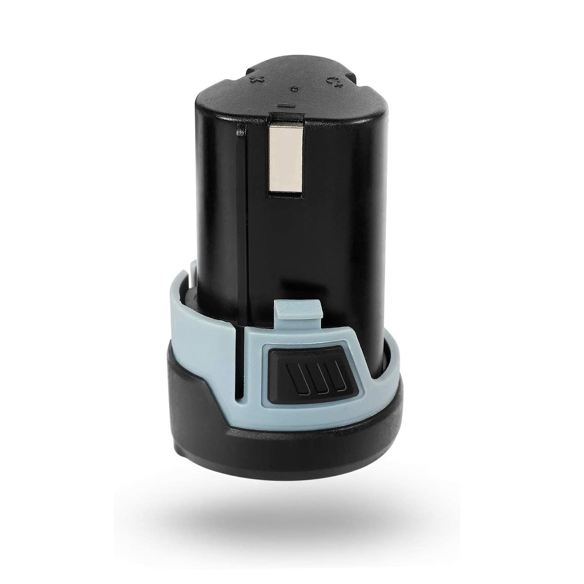 WORKPRO 12V lithium-ion battery pack with charging base, black and light gray