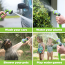 Garden Hose Nozzle Sprayer with 10 Spray Patterns