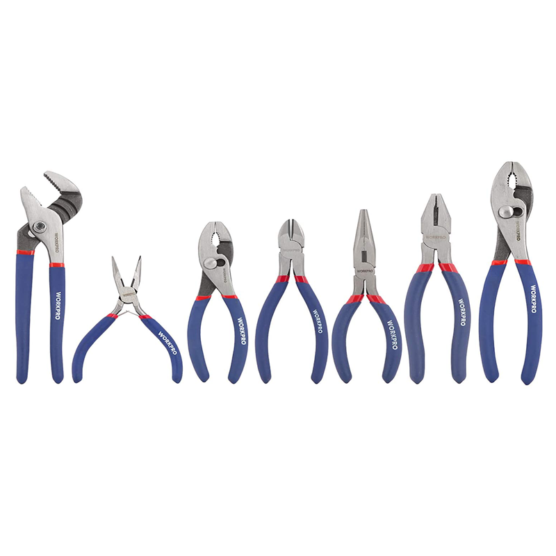 WORKPRO 7 Pcs Multifunction Pliers Set for DIY & Home Use