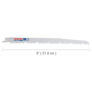 WORKPRO 9-inch pruner saw blade, 5TPI teeth, HCS
