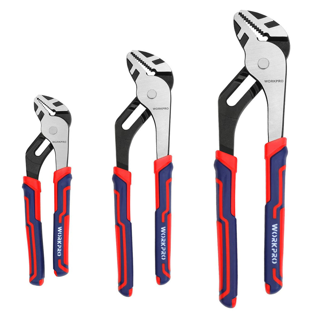 3 Pcs Adjustable Multipurpose Groove Joint Pliers Set