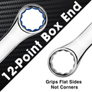 WORKPRO 12 Pcs Metric 8-19mm, Premium Cr-V Combination Wrench Set