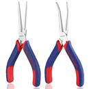 WORKPRO 2-Pcs 6" Mini Needle Nose Pliers Set, Long Nose Pliers, Bent Nose Pliers