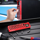 WORKPRO Magnetic Hex 39 Hole Screwdriver Drill Bit Organizer for 1/4 Inch Hex Bit & Drive Bit Adapter (Bits Not Included)