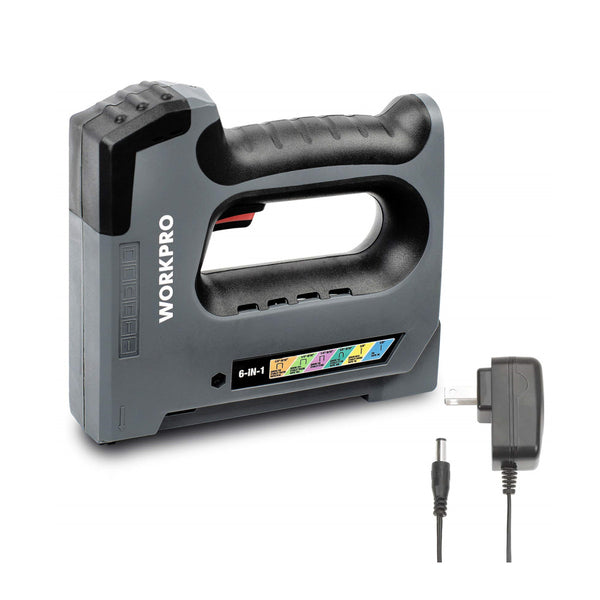 WORKPRO 6 in 1 3.6V Rechargeable Cordless Staple Gun