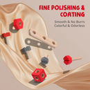 WORKPRO 24 Pcs/43 Pcs/70 Pcs Wooden Building Toy Tool Kit, Great Gift for Toddlers 3+